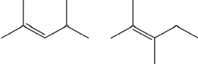 Which of the following pairs show constitutional isomers?  I.    II.    III.    IV.   A) I B) II C) I and III D) II and III E) IV