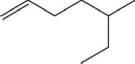 Name the compound.   A) 3-methyl-6-heptene B) 5-ethyl-1-hexene C) 5-methyl-1-heptene D) 2-ethyl-5-hexene E) 3-methylpentylethylene