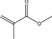 Methyl methacrylate, illustrated below, is the monomer for polymethyl methacrylate), which is used in making shatterproof transparent plastic.Draw a few subunits of the skeleton structure of polymethyl methacrylate).  