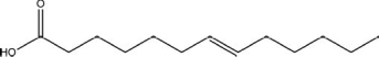This molecule is a   A) lipid. B) cis fatty acid. C) trans fatty acid. D) glyceride. E) saturated fatty acid.