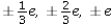 Nature's most basic electric charge quantities are associated with the elementary particles and anti-particles. These basic charge quantities are A)    B)    C)    D)   