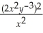 Simplify and express your answer in terms of positive exponents:  