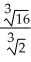 Simplify the following; express your answer with no radical in the denominator:  
