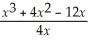   A)    + x - 3 B)    - 11x C)    +   - 3 D)    - 12x E)    -   - 12x