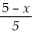 Perform the operation and simplify your answer:    - 1