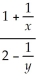 Perform the operation and simplify your answer:  