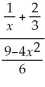Perform the operation and simplify your answer:  