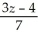 Solve:    =  