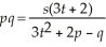 Find s explicitly in terms of the other unknowns:  