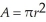    is the formula for the area A of a circle with radius r.A circular tablecloth has an area A.What is its radius?