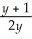 Solve:    +    = 1