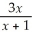 Solve:    = x