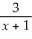 Solve:    =    + 1