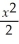 Solve:    - x =  