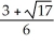 Which of the following is a root of - 3x - 1 = 0? A) B) C) D) E)