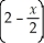Solve: 2(x - 8)+ 5 ≤ -4