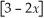 Solve: 0.3    ≥ 4  