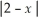 The solution of   ≤ 5 is A)  -3 ≤ x ≤ 7 B)  -7 ≤ x ≤ 3 C)  x ≤ - 3, x ≥ 7 D)  x ≤ -7, x ≥ 3 E)  0 ≤ x ≤ 3