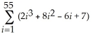 Evaluate:  