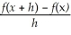 If f(x) = 4x + 5,then   = A)    B)  0. C)  1. D)  4. E)  4h.
