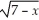 Let h(x)=    .Find functions f and g such that h = f ∘ g.