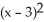 Find the inverse of the function: f(x)=    ,for x ≥ 3