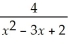 Determine the x- and y-intercepts of the graph of y =    .