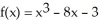 Use a graphing calculator to find all real roots of the given function.Round answers to two decimal places,if necessary:  