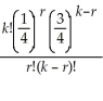 Given the function P(r,k)=    ,r = 0,1,2,...,k; find P(2,4).