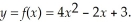 Find the x-coordinate of the vertex of a graph of the quadratic function   A)  -   B)    C)    D)  -   E)  none of the above