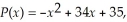 The daily profit for a lighting store from the sale of a table lamp is given by    where x is the number of table lamps sold.Use a graphing calculator to graph the function.