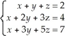 Solve the following system of equations algebraically.(If the system does not have a solution,then say so or if it has more than one unique solution,then please describe the solutions.)  