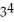 Express    = 81 in logarithmic form.