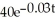 If a radioactive substance decays according to the equation N =   ,where N is the number of milligrams present after t days,then the half-life,in days,of the substance is given by A)  -   B)    C)    D)  -   E)   