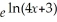 If   = 7,then x = A)  0. B)  1. C)  2. D)  -2. E)    ln  