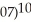 If an investment of $12,000 earns interest at an annual rate of 7% compounded continuously,then the value (in dollars) of the investment ten years from now is A)  12,000(1.   B)  12,000(1.   C)    D)  12,000   E)   