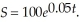 If $100 is invested at a rate of 5% compounded continuously,the amount in the account is given by:    If the same principal is invested at an account earning 5% compounded semiannually,the amount is given by:    Consider the difference in these two investments by graphing both functions on your graphing calculator and looking at the years 5 through 7.(Use the window    ×    .)What do you notice about the two graphs?