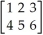 Find x,y,z,u,t,v such that    + 2    =  