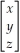 Solve the matrix equation: 3 - 2 =