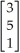 Solve the matrix equation: x + 2 + y =