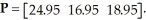 The prices (in dollars per unit)for 3 video tapes are represented by the price vector: A video rental store orders these tapes in the quantities given by the column vector: Find the total cost (in dollars)of the purchase.