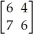 The price charged for 2 different paperback books at two different bookstores can be represented by the matrix P =        .The quantities of each book sold at each store can be represented by the matrix Q =    .Use the matrix operations on a graphing calculator to show that the transpose of the income generated    is equal to the product of the transposes of P and Q in reverse order,        .