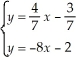 Set up a matrix equation with integer values that is equivalent to the system of equations. - 