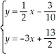 Set up a matrix equation with integer values that is equivalent to the system of equations. - 