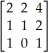 Reducing   gives A)    B)    C)    D)    E)   