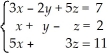 Solve by the method of reduction:  