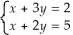 (a)If A is the coefficient matrix of the system    ,determine    . (b)Use    to solve the system.