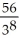 <strong>A biased coin is tossed 8 times.If the probability of heads appearing on any toss is   ,then the probability that exactly six heads appear is</strong> A)   B)   C)   D)   E)   <div style=padding-top: 35px> 