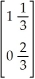 Find the steady state vector for the transition matrix T =    .