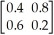 <strong>If   =   Is an initial state vector for the transition matrix T =   ,compute the state vector   )</strong> A)   B)   C)   D)   E)   <div style=padding-top: 35px> 